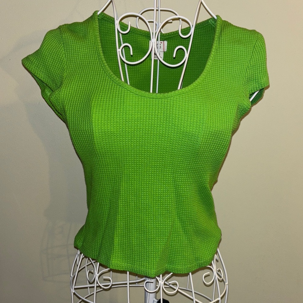 BDG Waffle Knit Crop Top Size Medium